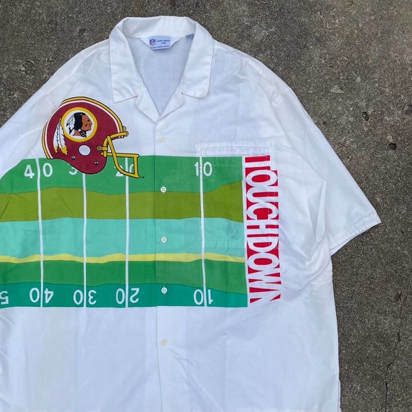 Vintage Washington Redskins Button-Up Shirt Men's XL - Picture 1 of 6